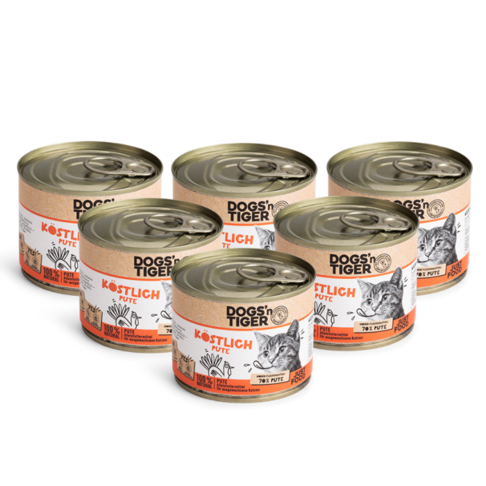 Köstlich kalkuniliha ja linaseemneõliga märgtoidud Dogs N' Tiger
