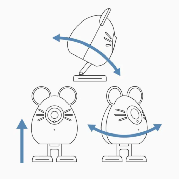Juhtmevaba kassikaamera Smart Mouse Pixi